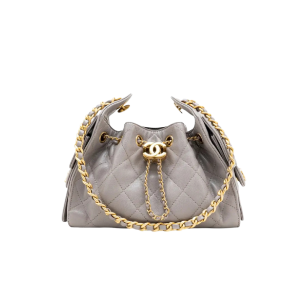 25 Hobo Grau/Gold 22 cm