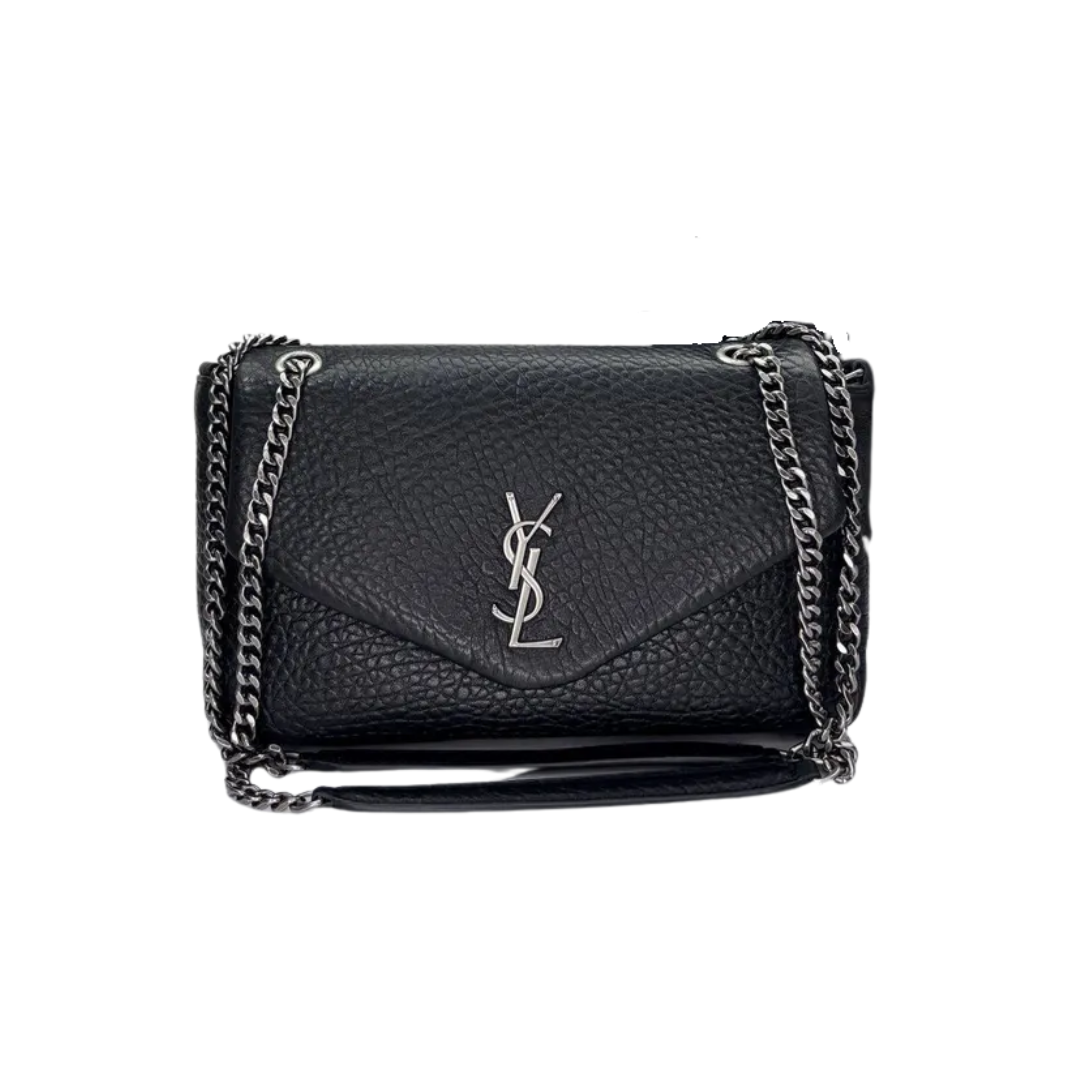 Calypso Weichleder Schwarz/Silber 38 cm