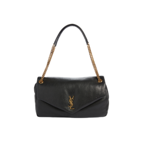 Calypso Weichleder Schwarz/Gold 38 cm