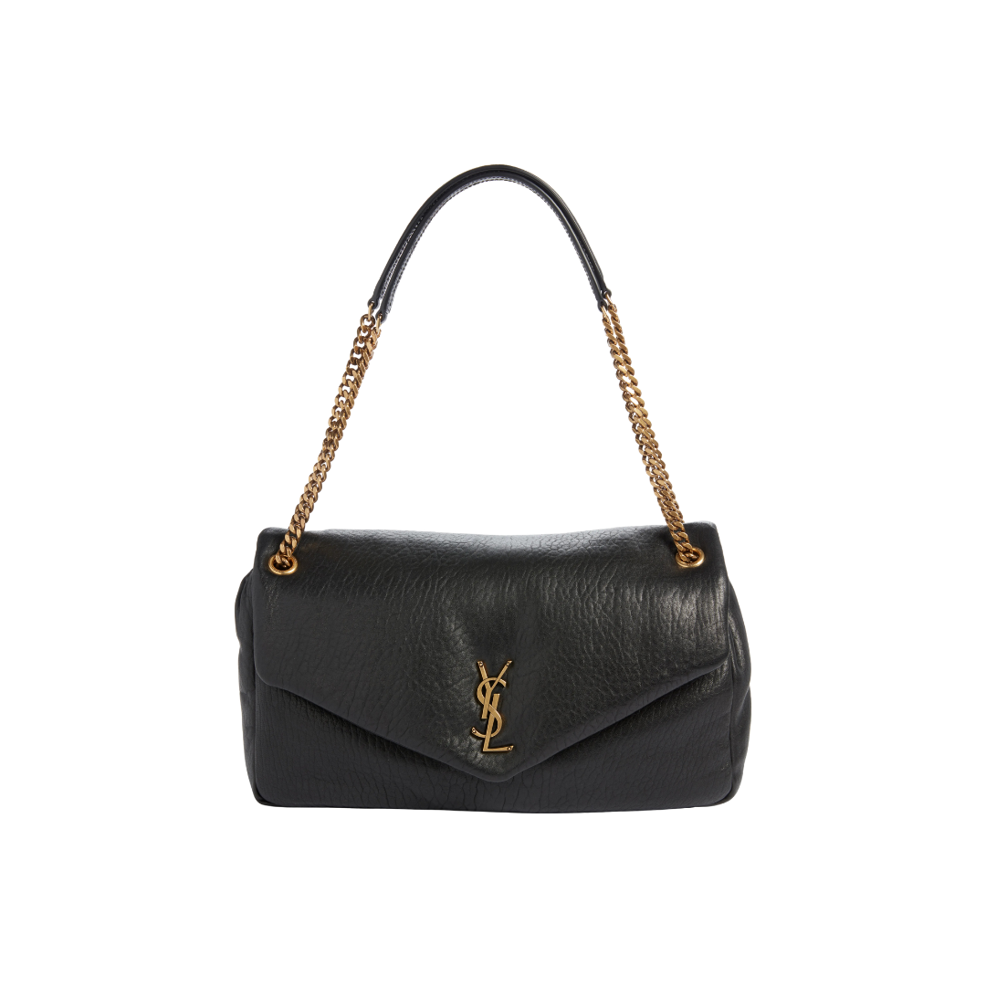 Calypso Weichleder Schwarz/Gold 38 cm