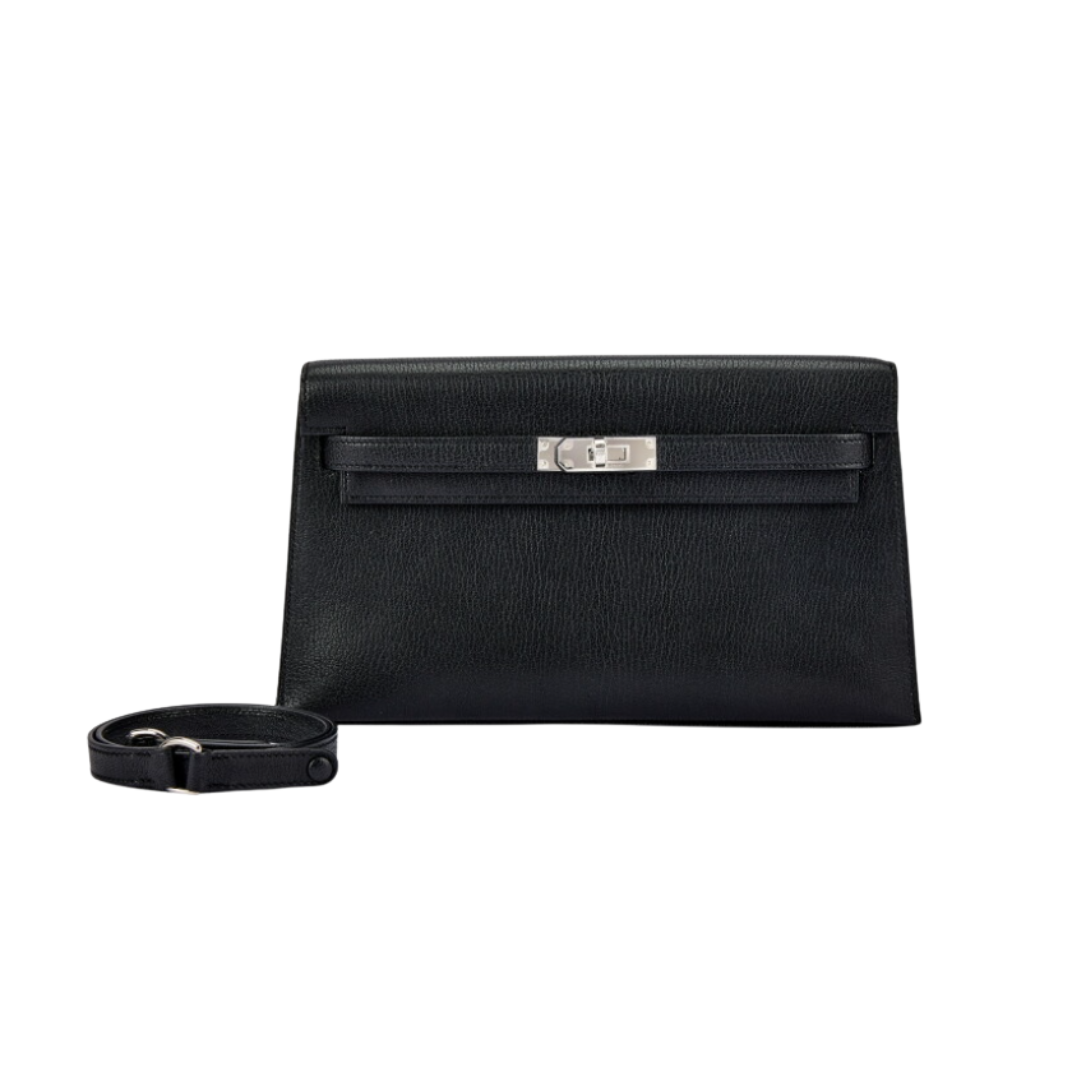 Kelly Elan Schwarz mit Palladium-Hardware 25cm