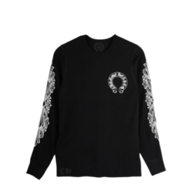Horseshoe Floral Schwarz