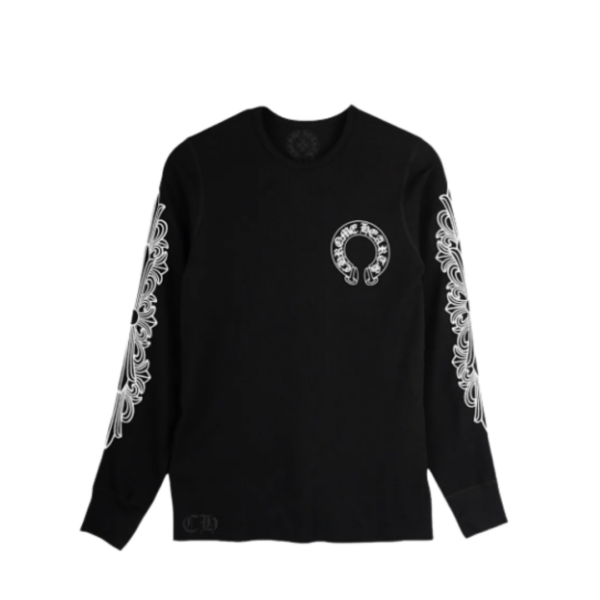 Horseshoe Floral Schwarz