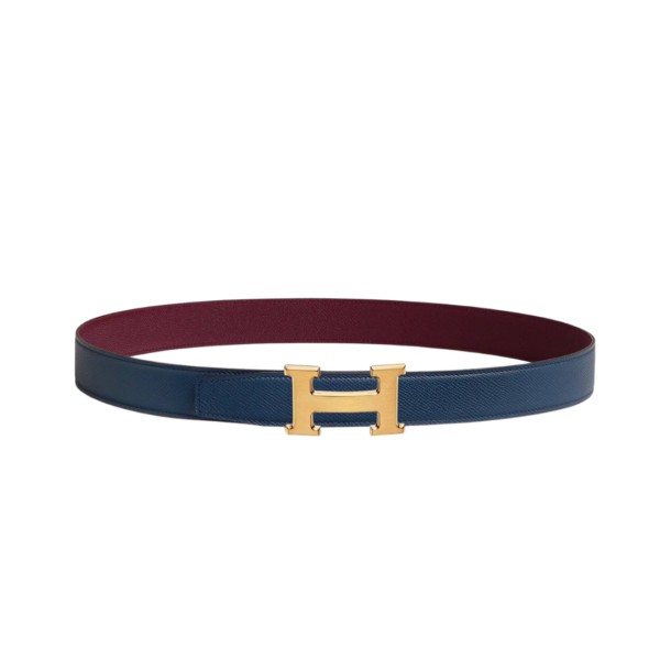 Wendbarer Riemen – Marineblau / Bordeaux 3.8 mm (110cm - 95 EU)
