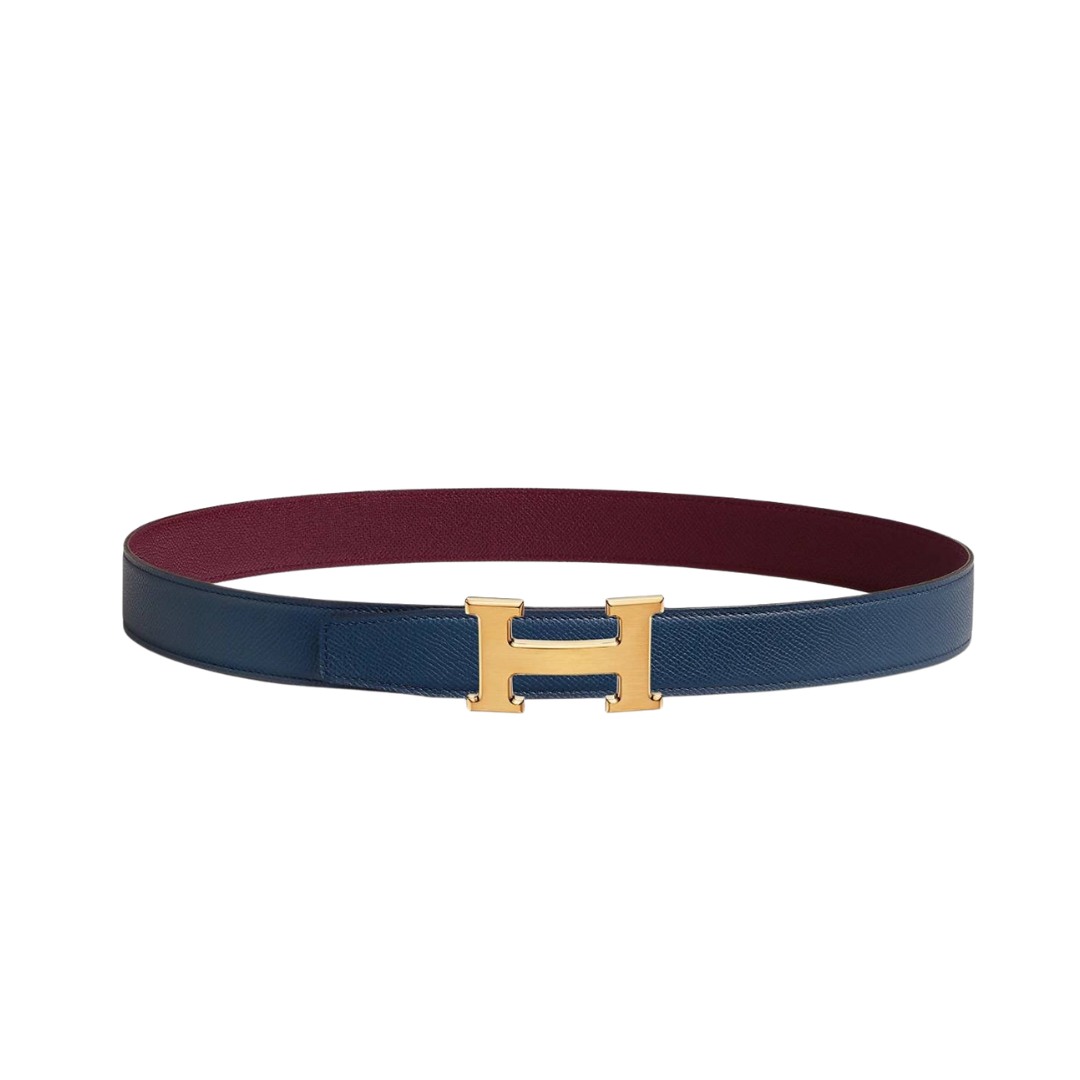 Wendbarer Riemen – Marineblau / Bordeaux 3.8 mm (110cm - 95 EU)