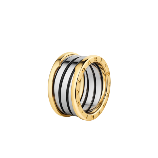 B.zero1 Ring aus Gold & Stahl
