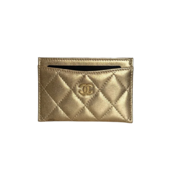 Lammfell Metallic-Gold 7.5 cm