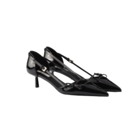 Leather Pumps Schwarz 5.5 cm