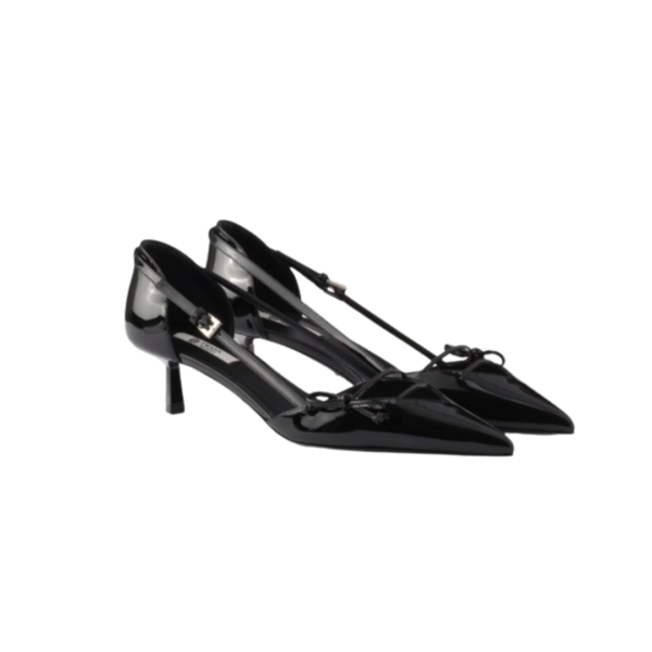 Leather Pumps Schwarz 5.5 cm