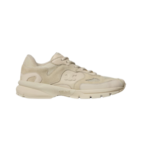 Runner Sneaker Suede Ecru