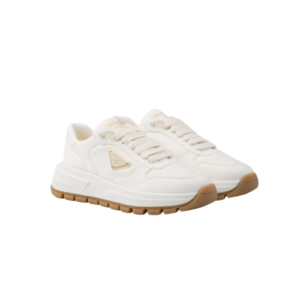 Ledersneaker/Elfenbein