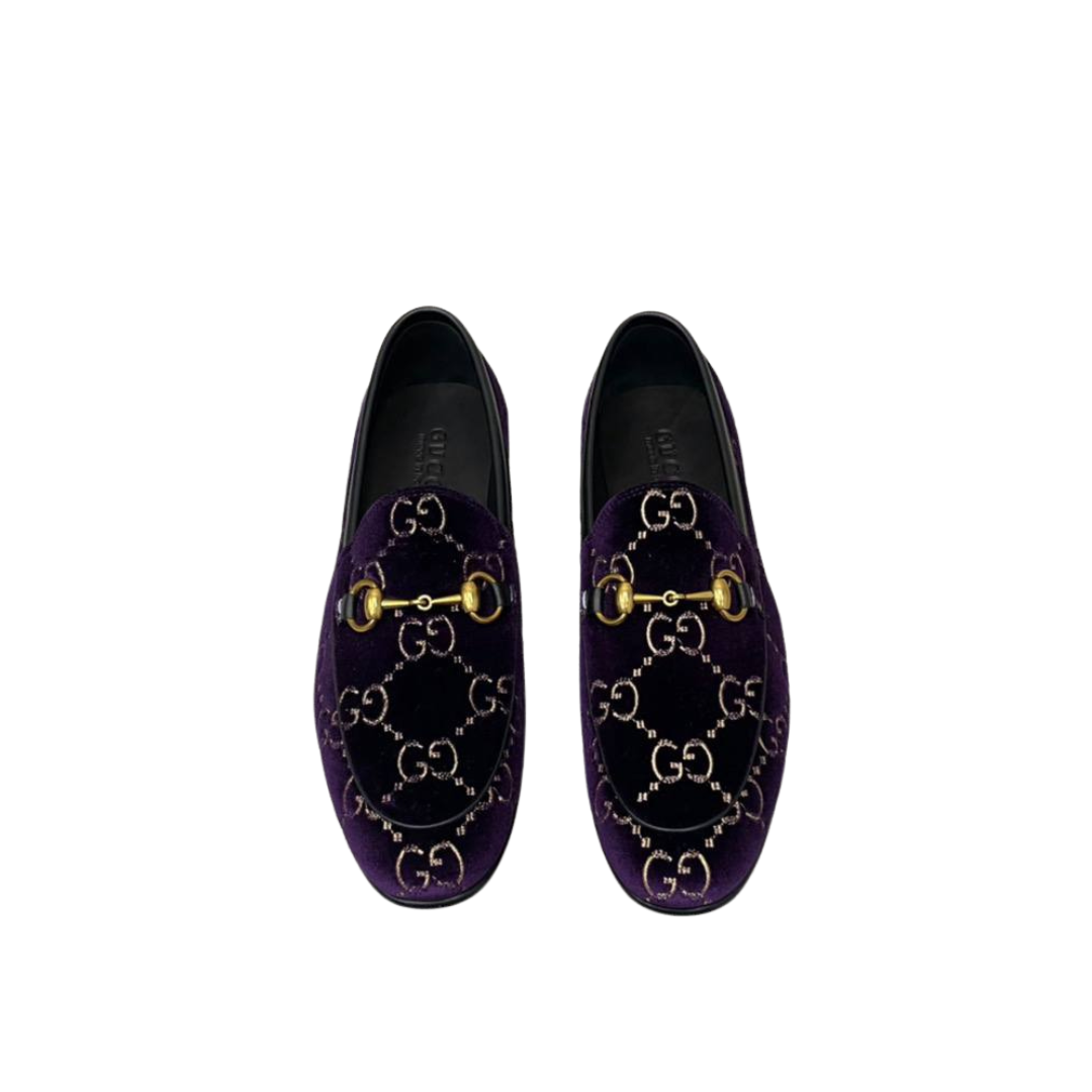 Violett Velvet GG Jordaan Loafer