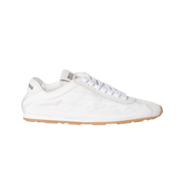 Plume Technical Fabric und Suede Weiß