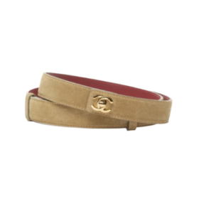 Leather Dark Beige / Gold