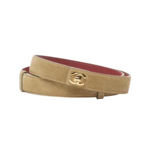 Leather Dark Beige / Gold