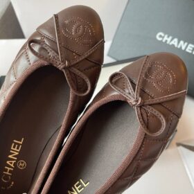 Ballerinen – Lammleder Braun