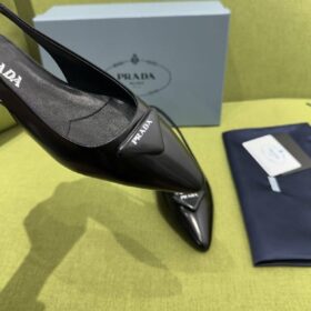 Brushed Ballerina Slingback Schwarz