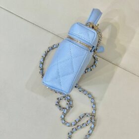 Slim Vanity mit Kette in Blau/Silber 14cm