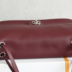 Maxi Flap Bordeaux/Silber 32 cm