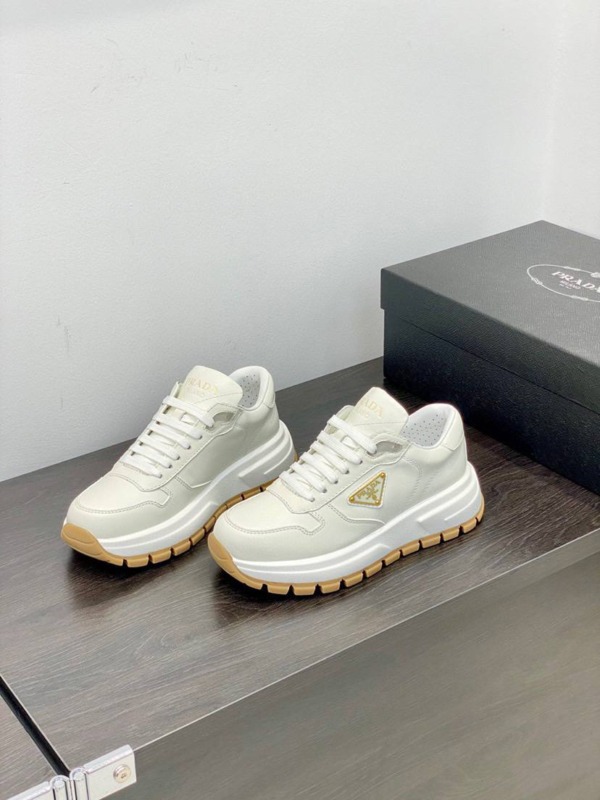 Ledersneaker/Elfenbein