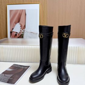 VLogo Kalbsleder-Stiefel mit 30mm
