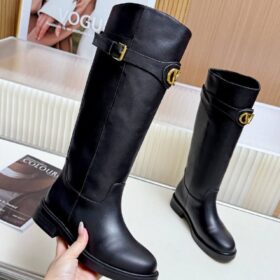 VLogo Kalbsleder-Stiefel mit 30mm