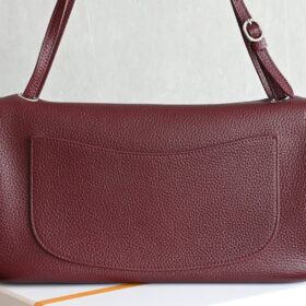 Maxi Flap Bordeaux/Silber 32 cm