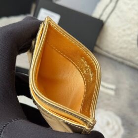 Lammfell Metallic-Gold 7.5 cm