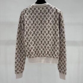 Gebürsteter Monogram-Cardigan