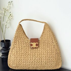 Cabas-Dreieck aus Raffia 45 cm