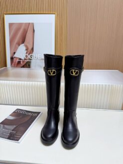 VLogo Kalbsleder-Stiefel mit 30mm