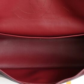Maxi Flap Bordeaux/Silber 32 cm