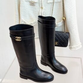 Hohe Stiefel Schwarz