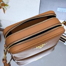 Kleine Lederumhängetasche Caramel 22cm