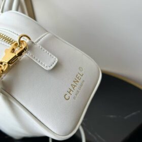 Clutch Elfenbeinweiß/Gold 21 cm