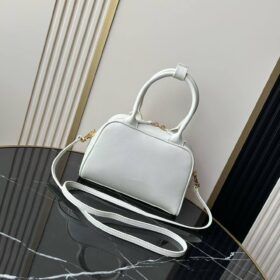 Clutch Elfenbeinweiß/Gold 21 cm