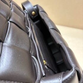 Padded Intrecciato Schwarz/Gold 26 cm