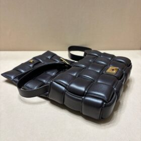 Padded Intrecciato Schwarz/Gold 26 cm