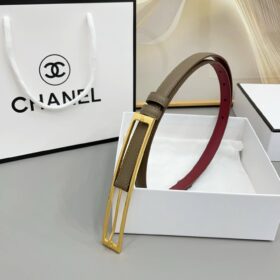 Leather Khaki / Gold