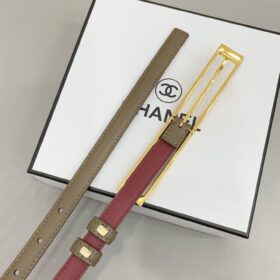 Leather Khaki / Gold