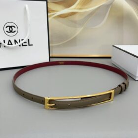 Leather Khaki / Gold