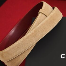 Leather Dark Beige / Gold