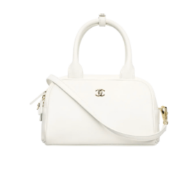 Clutch Elfenbeinweiß/Gold 21 cm