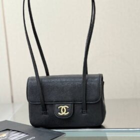 Shiny Caviar Mini Preppy Coco Tasche 17 cm