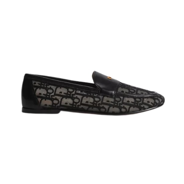 Oblique Embroidery Schwarz