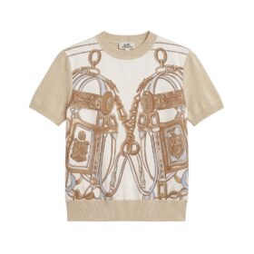 Short Sleeved Perlmuttweiß