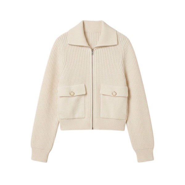 Long Sleeved Perlmuttweiß