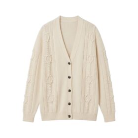 Buttoned Naturweiß