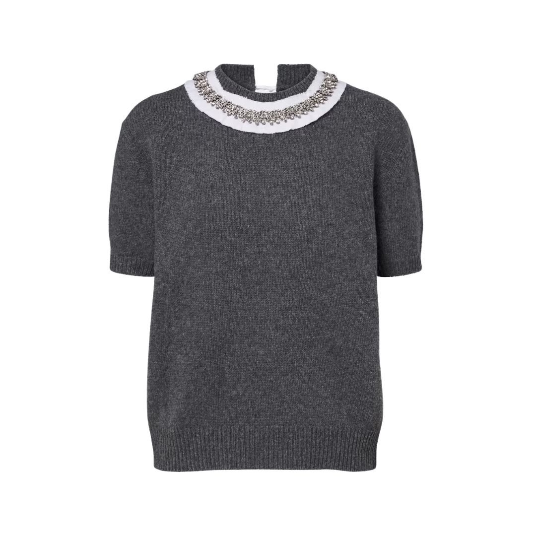 Wool Cashmere Grau