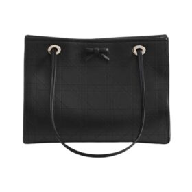 Flat Cannage  Schwarz 37 cm